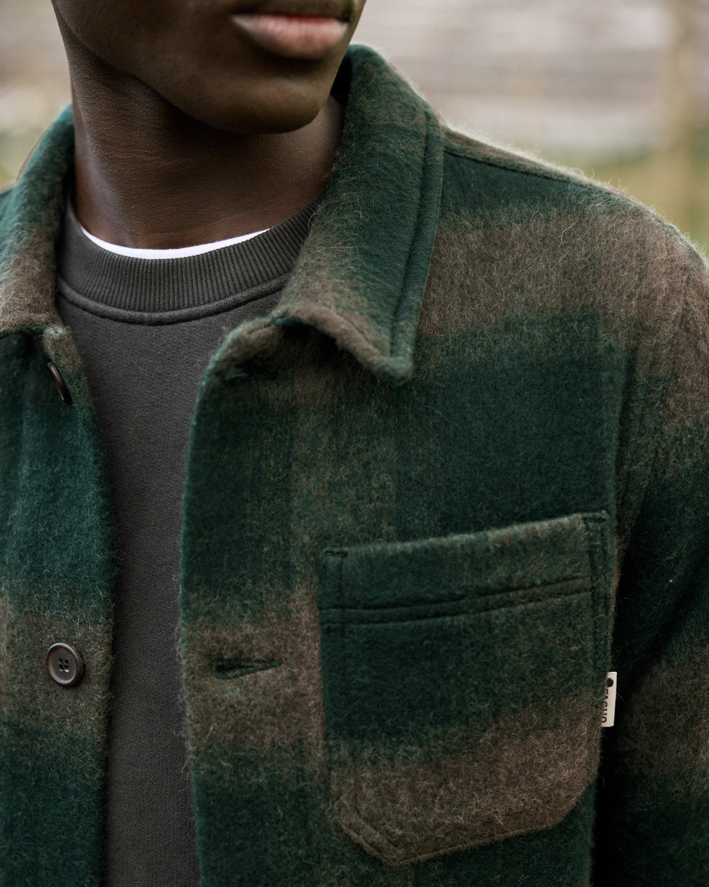 faguo-lorge-veste-en-laine-carreaux-vert-et-bleu-clair image 5