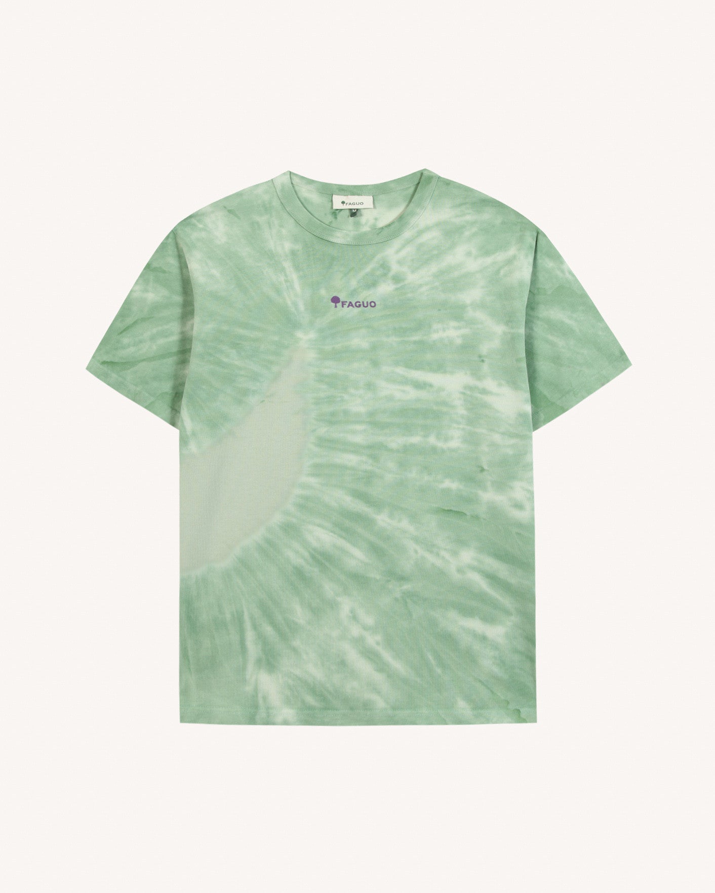 faguo-lugny-t-shirt-oversize-tie-and-dye-vert-menthe image 2