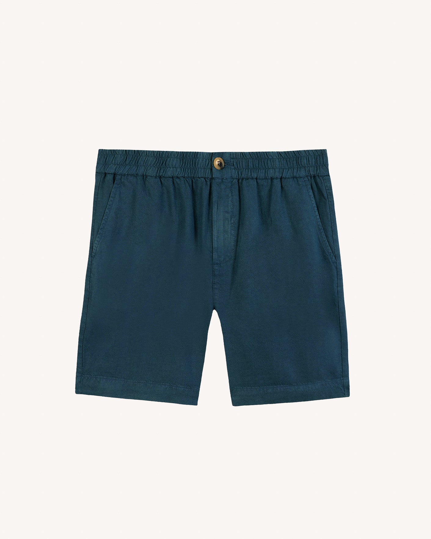 faguo-chevre-short-bleu-marine-lyocell-homme image 2