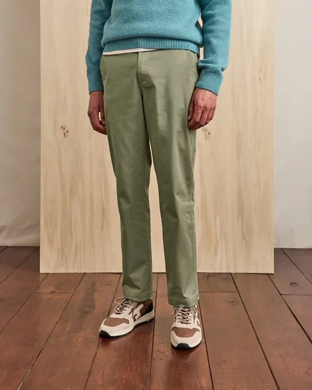 faguo-brix-regular-chino-homme-kaki-clair image 1