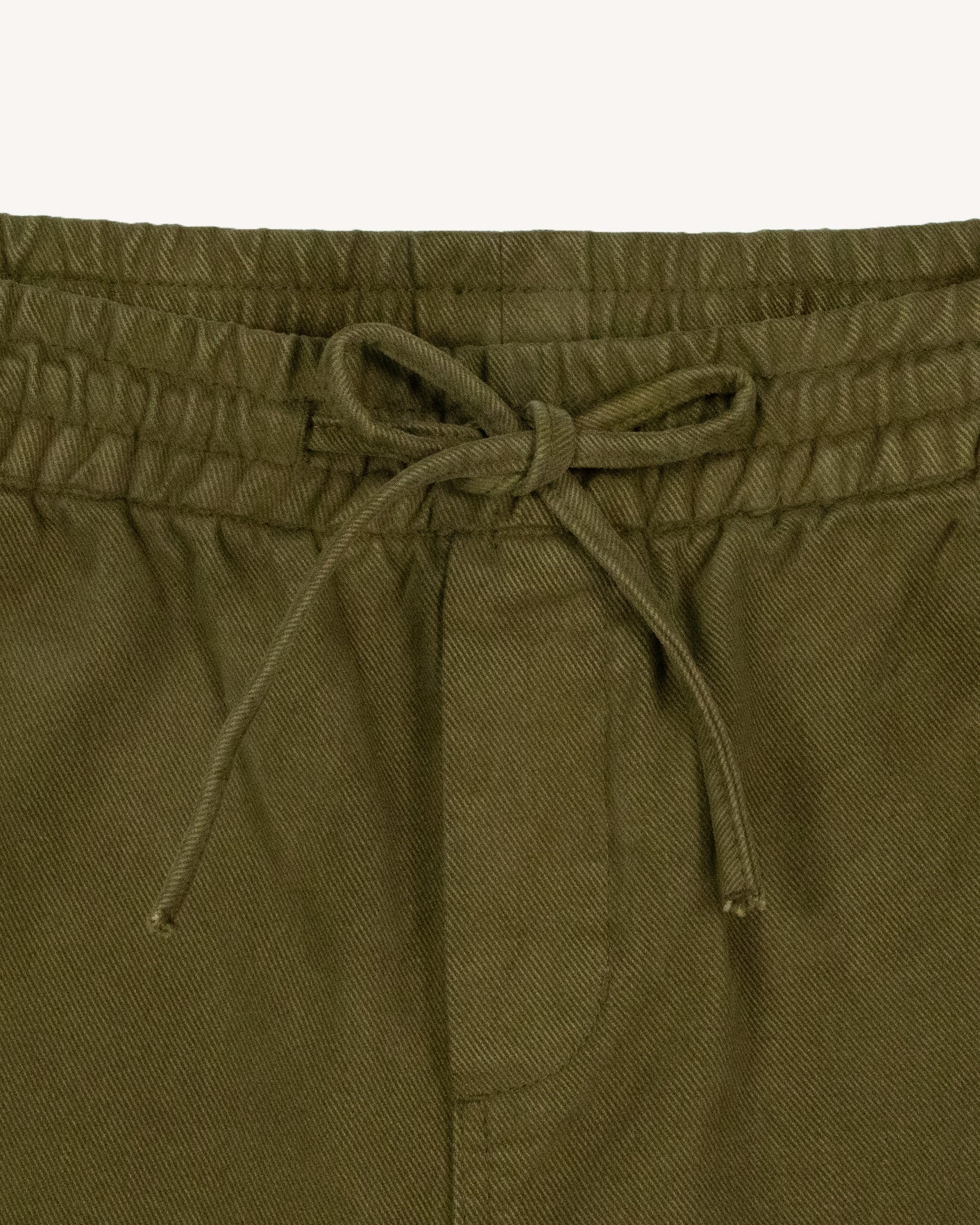 faguo-dreuille-pantalon-taille-lastique-kaki-en-twill-patin image 5