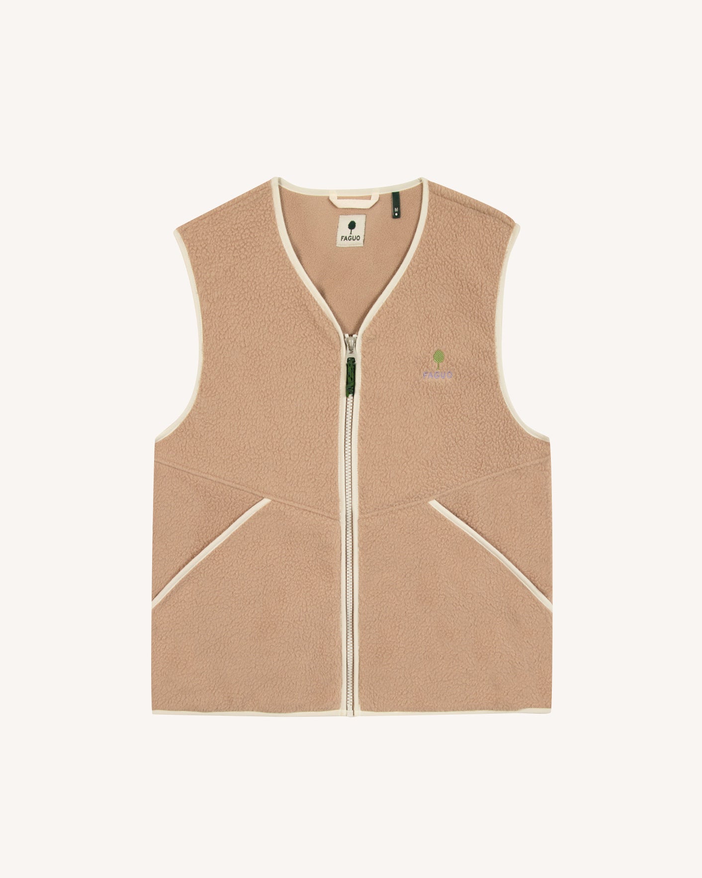 faguo-teillay-veste-polaire-sans-manches-taupe image 2