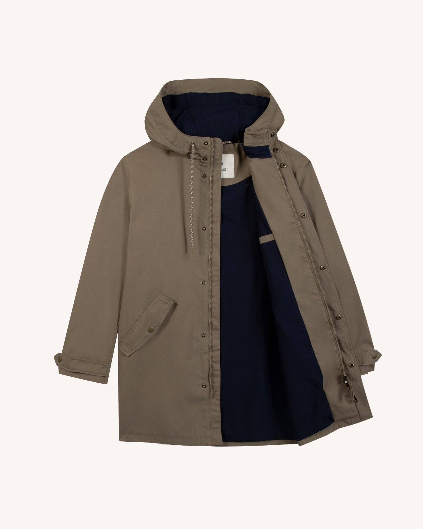 faguo-gresigne-veste-imperm-able-taupe-homme image 2
