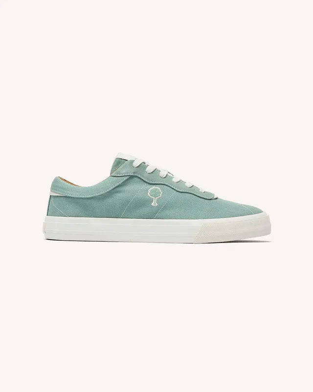 faguo-nashi-baskets-toile-homme-vert-clair-streetwear image 1
