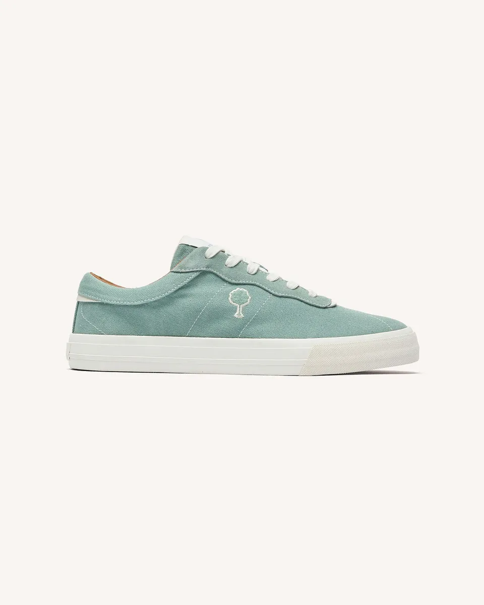faguo-nashi-baskets-toile-homme-vert-clair-streetwear image 1