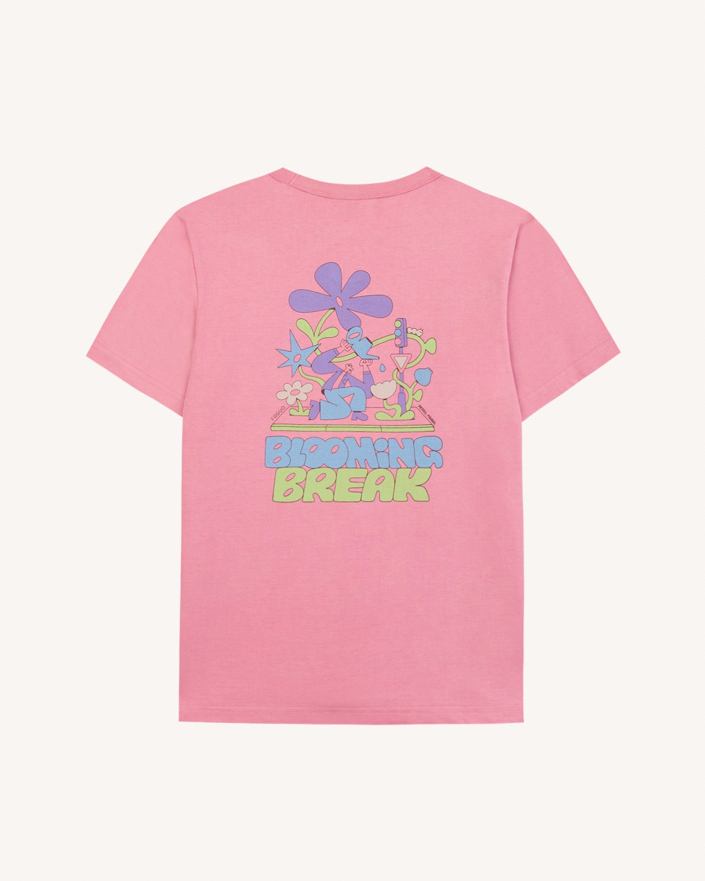 faguo-lugny-t-shirt-imprim-blooming-rose-homme image 5