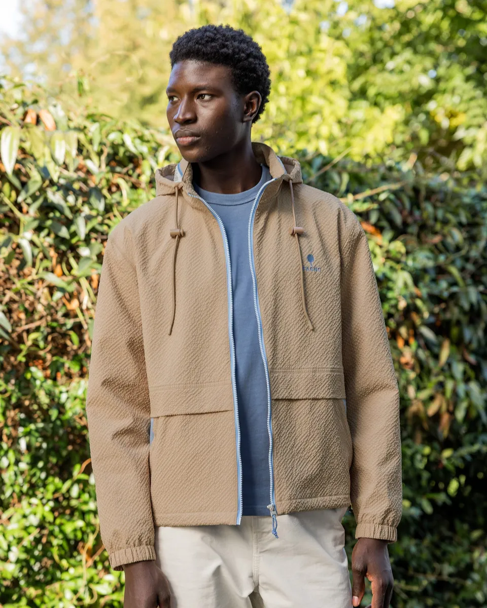 faguo-blouson-imperm-able-huelgoat-taupe image 1
