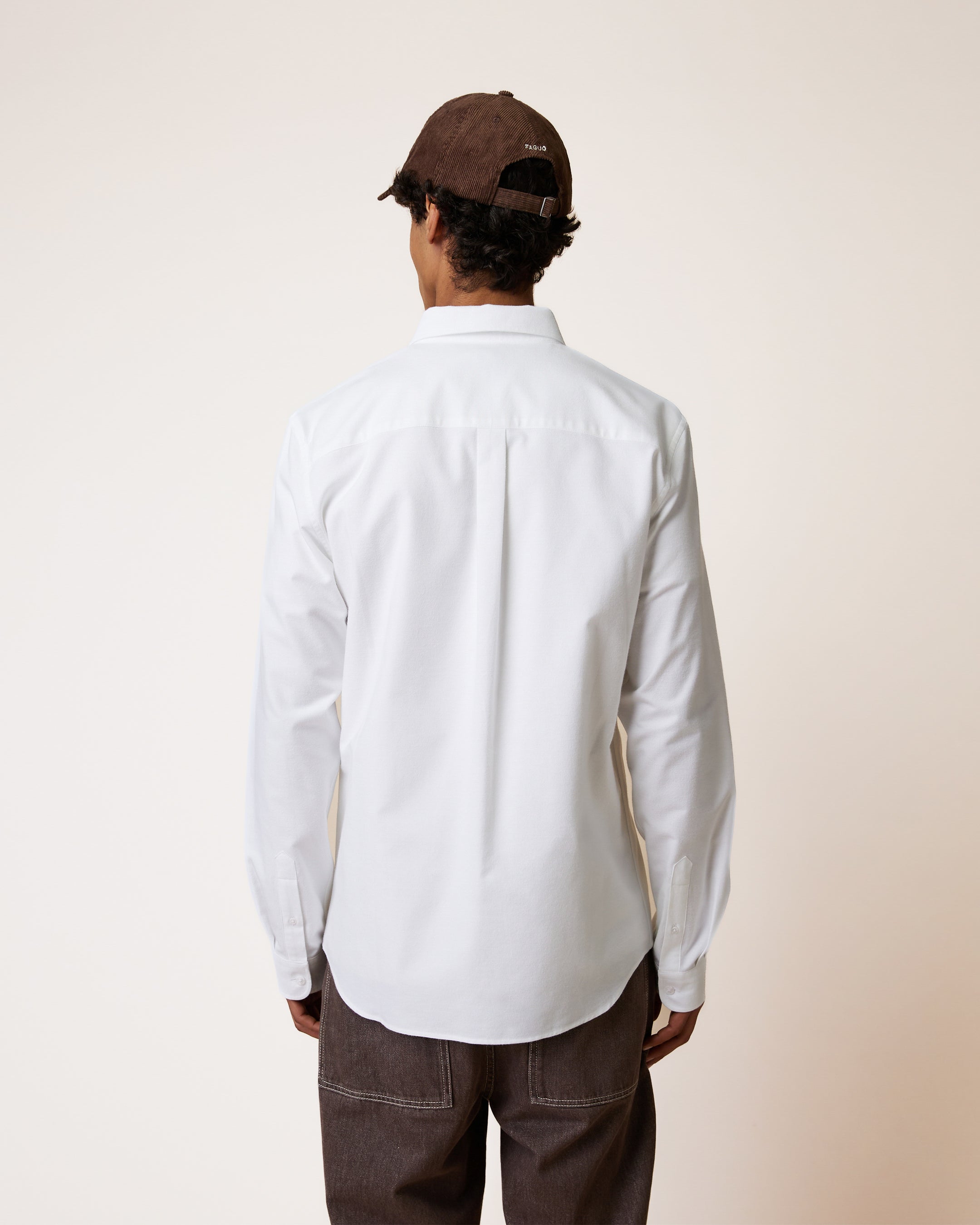 faguo-ivoy-chemise-blanche-homme-oxford-coton image 3