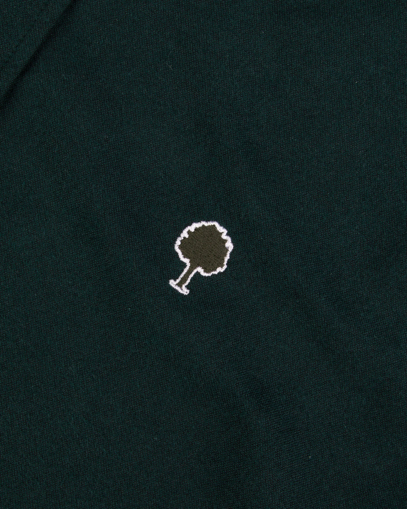 faguo-ivoy-chemise-vert-fonc-oxford-coton image 8