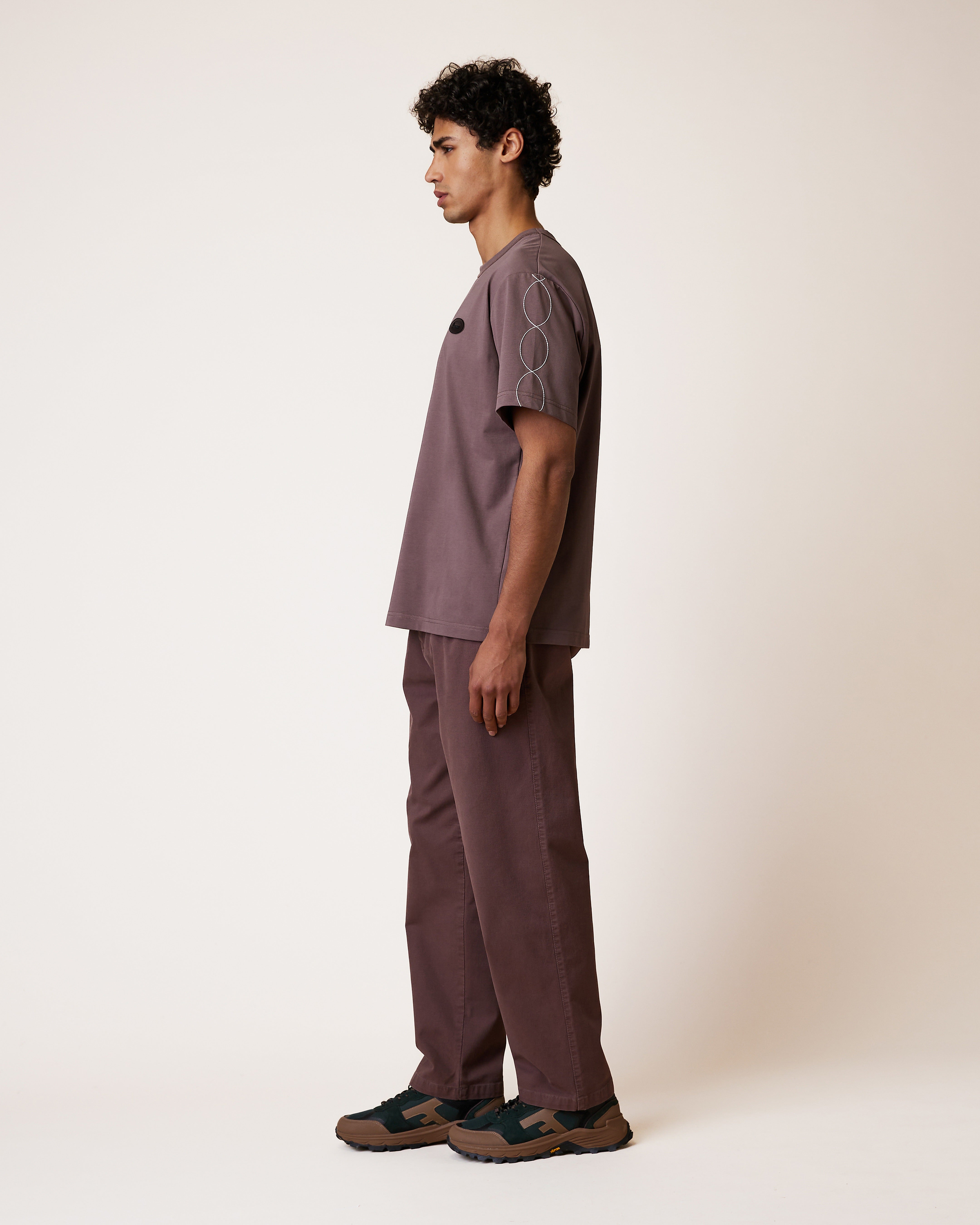 faguo-lugny-t-shirt-large-violet-gris-coton-recycl image 4