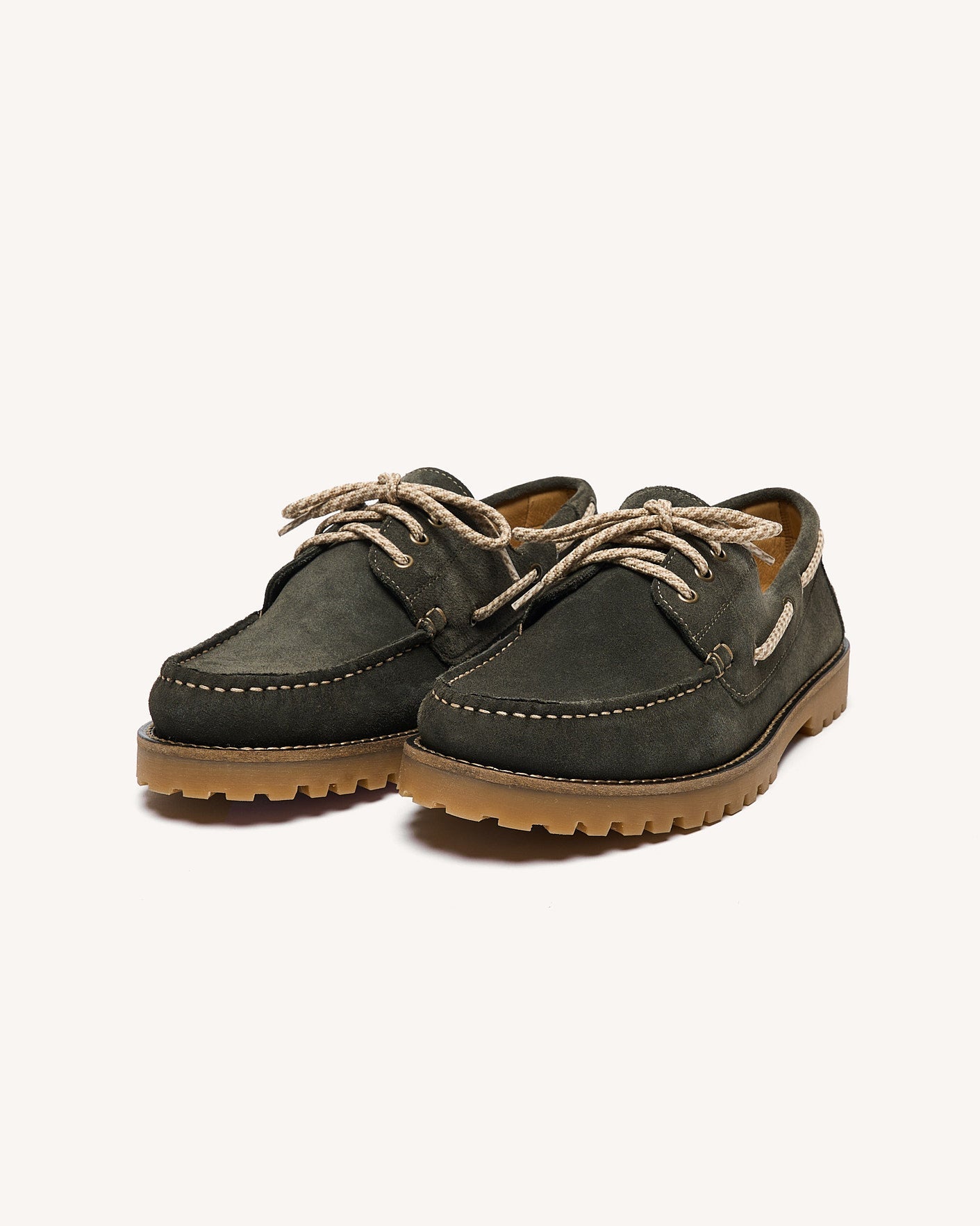 faguo-larch-chaussures-bateau-en-cuir-kaki image 2