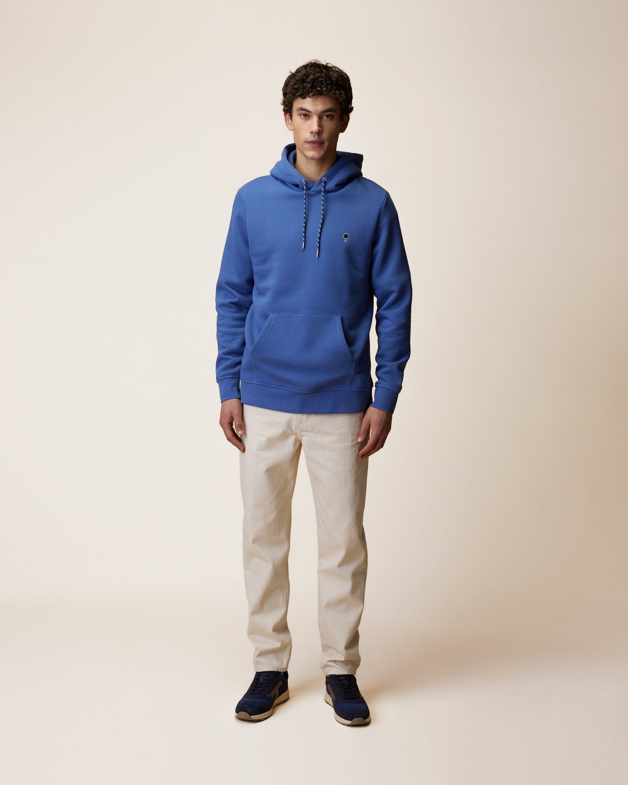 faguo-sweat-capuche-dirac-bleu-coton-recycl image 3