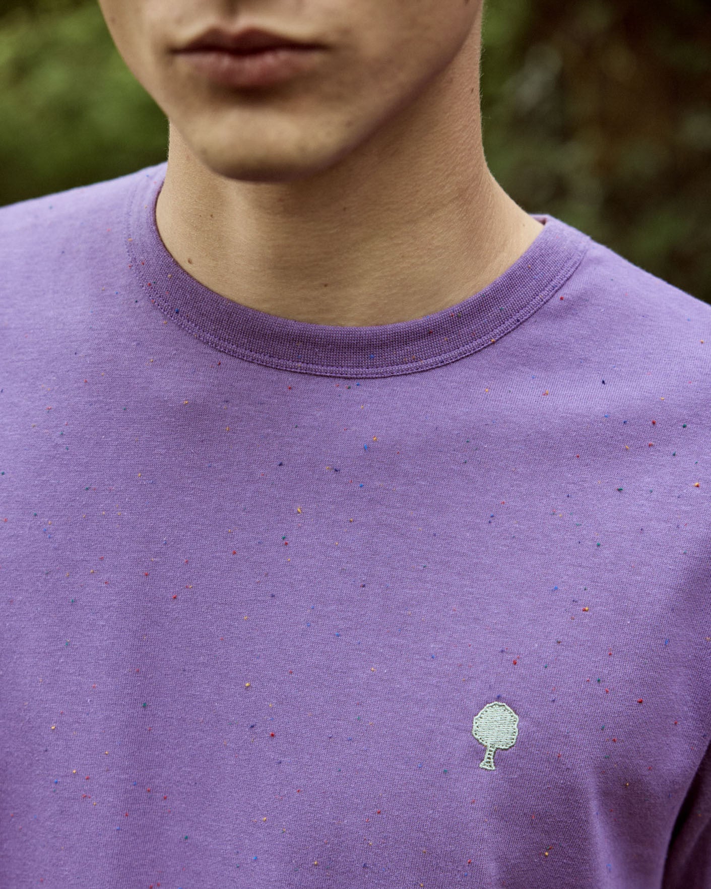 faguo-lugny-t-shirt-oversize-violet-chin-coton-bio-homme image 3