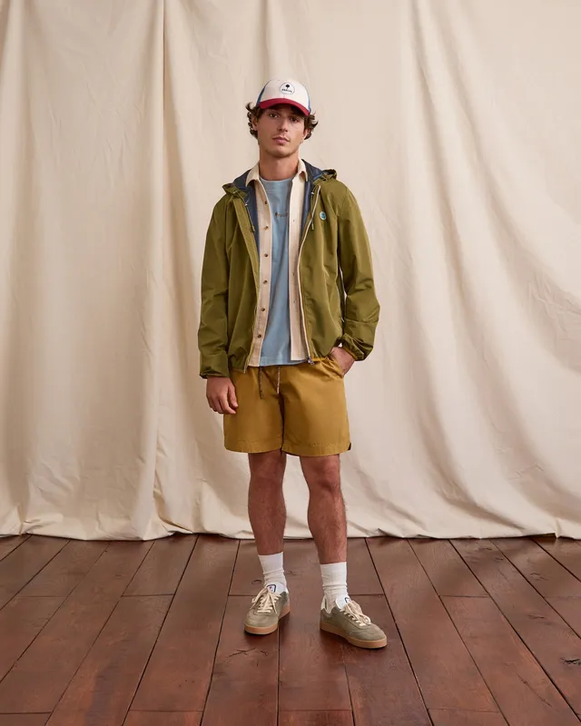 faguo-carnoet-veste-coupe-vent-kaki-fonc-homme image 1
