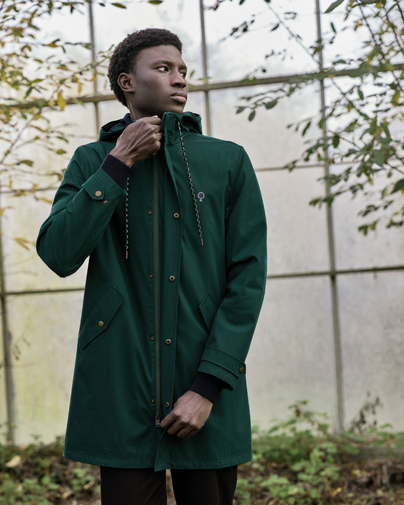 faguo-gresigne-veste-imperm-able-vert-sapin image 1