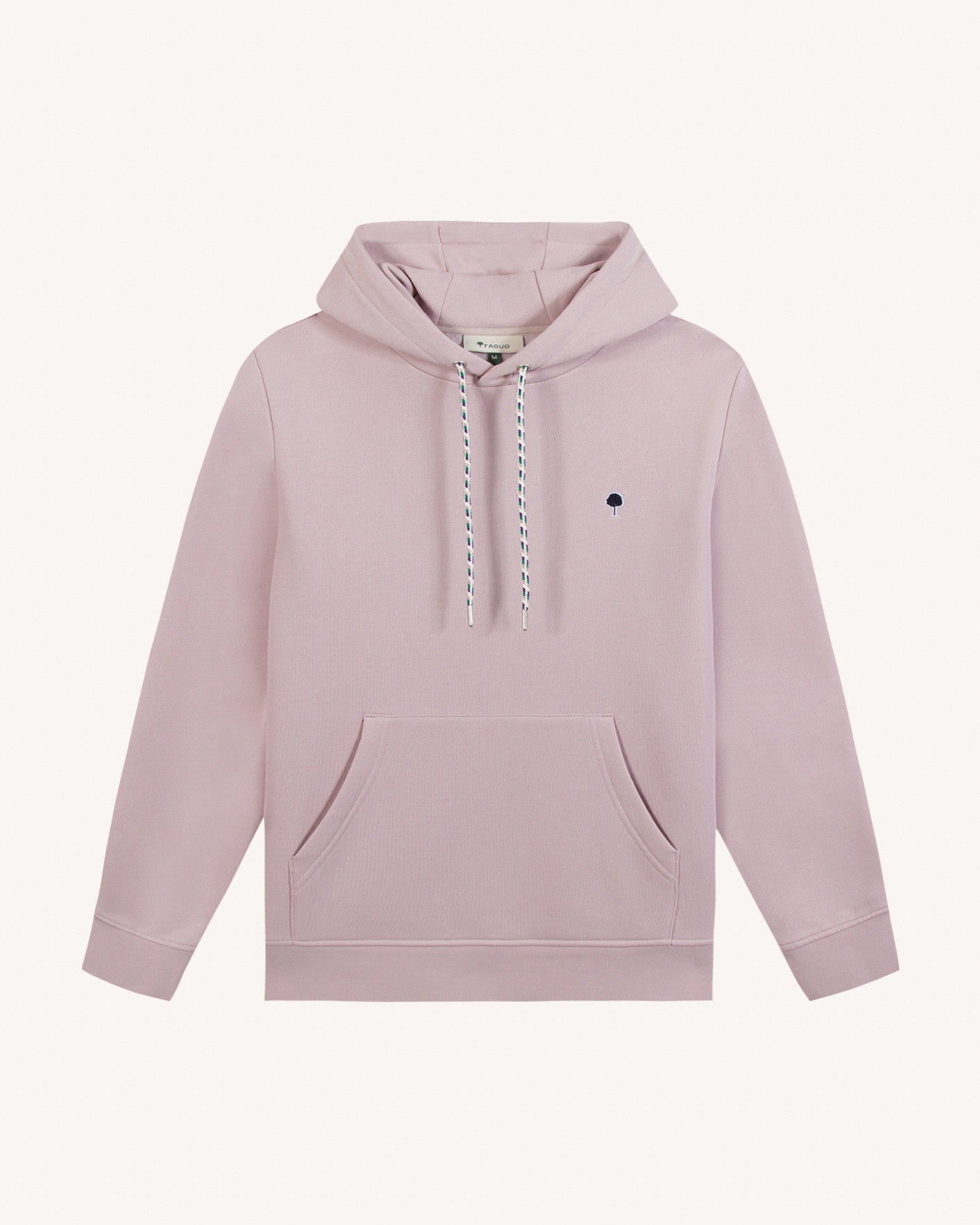 faguo-dirac-sweat-capuche-rose-gris-molleton-homme image 2
