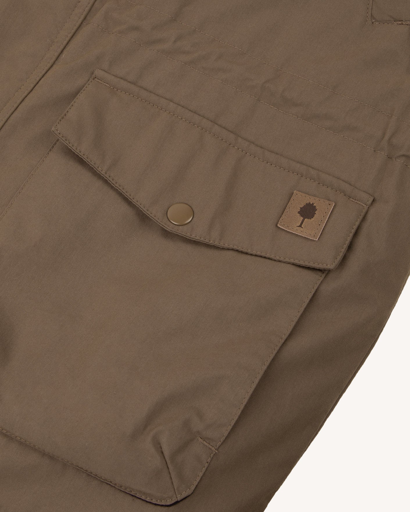 faguo-vernon-parka-imperm-able-longue-marron image 5