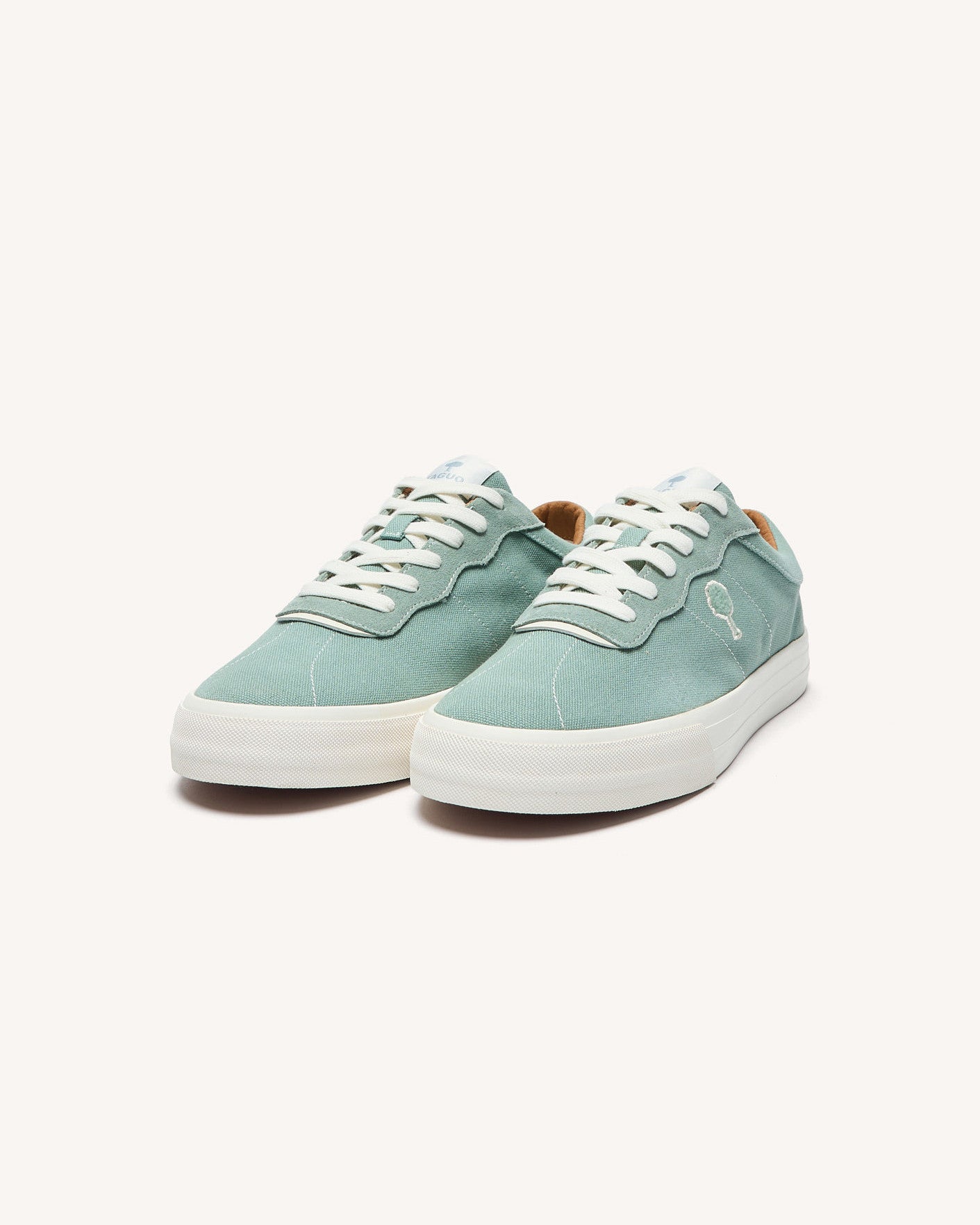 faguo-nashi-baskets-toile-homme-vert-clair-streetwear image 5