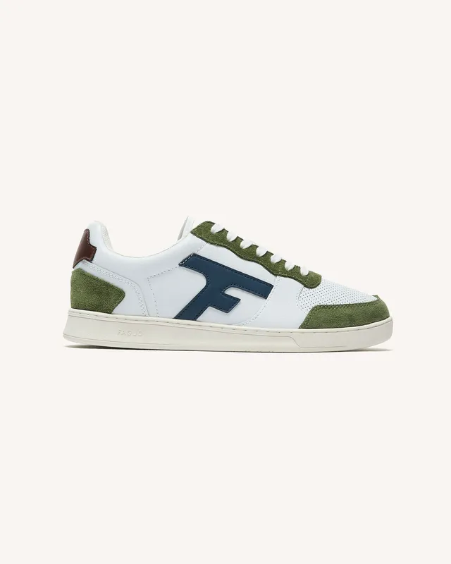 faguo-hazel-baskets-cuir-blanc-et-kaki-ann-es-80 image 1