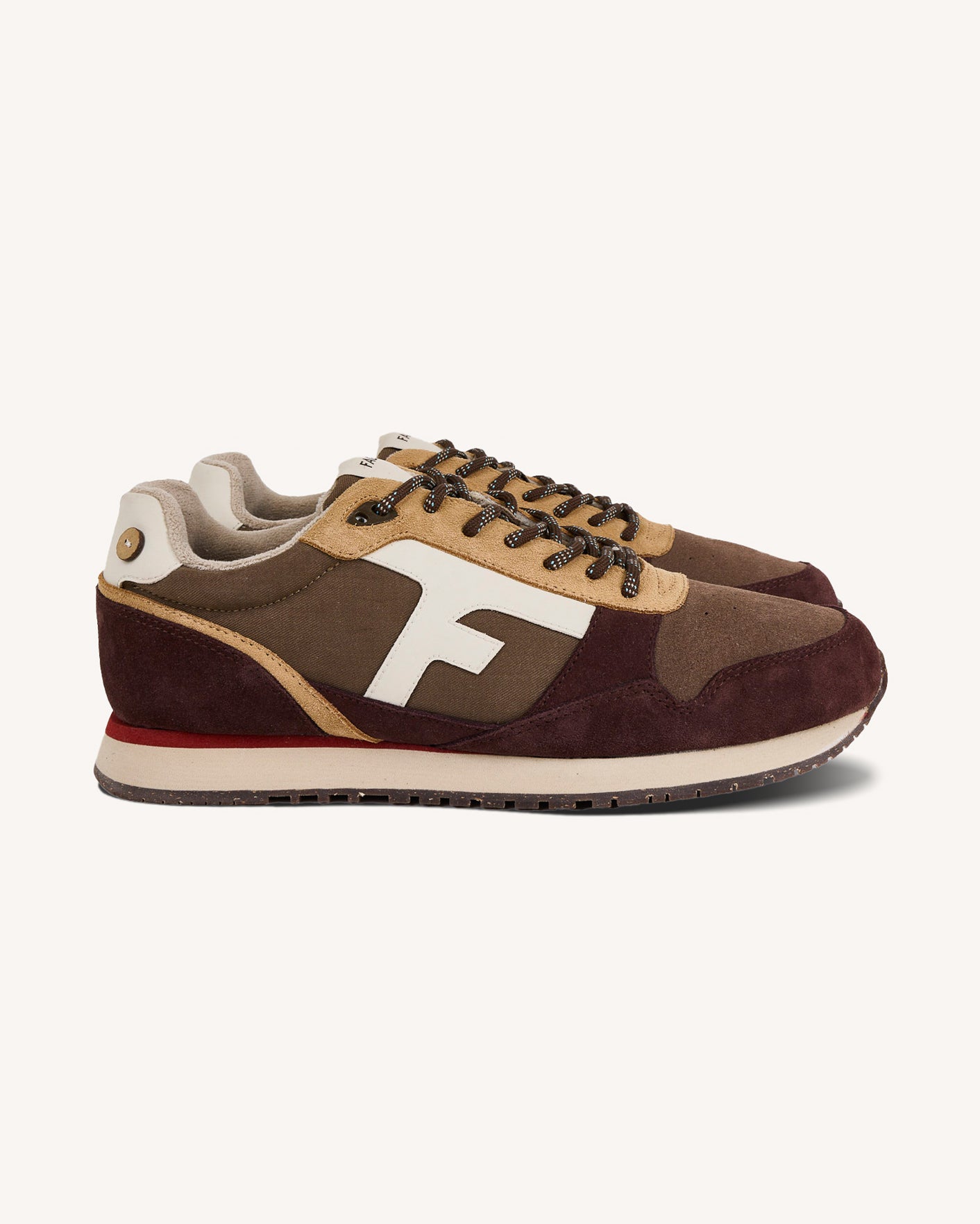 faguo-elm-baskets-taupe-running-lifestyle image 1