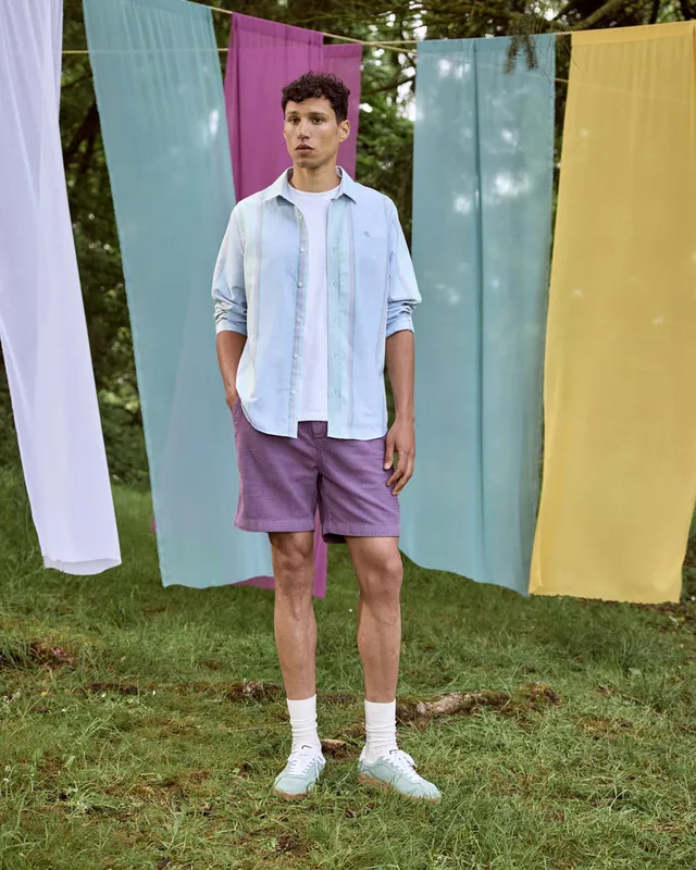 faguo-iraty-chemise-ray-e-vert-et-cru-homme image 1