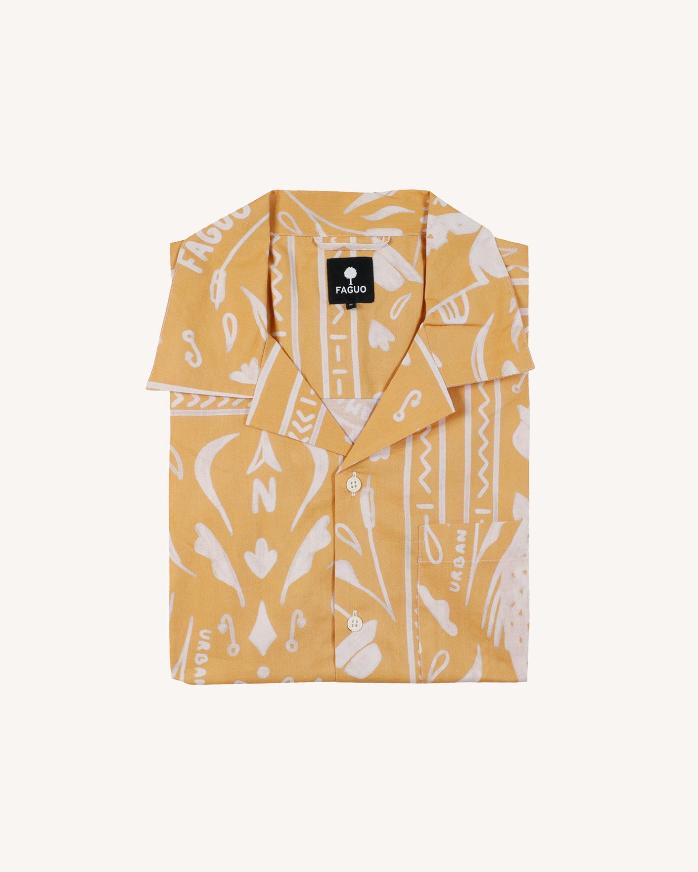 faguo-paiolive-chemisette-manches-courtes-ocre-bandana image 4