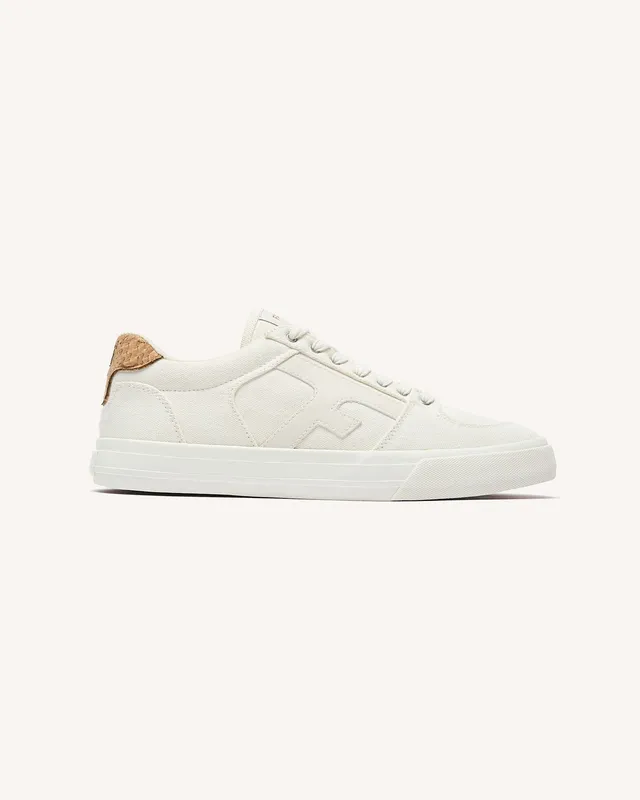 faguo-baskets-homme-walnut-toile-crue-coton-recycl-fm-s26cg0107-whi36 image 1