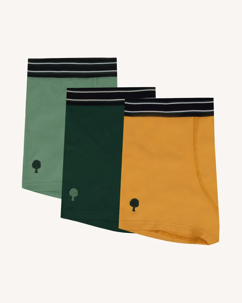 faguo-lot-de-3-boxers-kaki-et-jaunes image 1