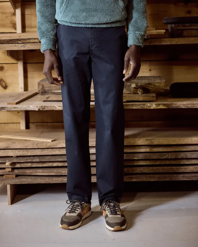 faguo-brix-regular-chino-bleu-marine-coton-stretch image 1