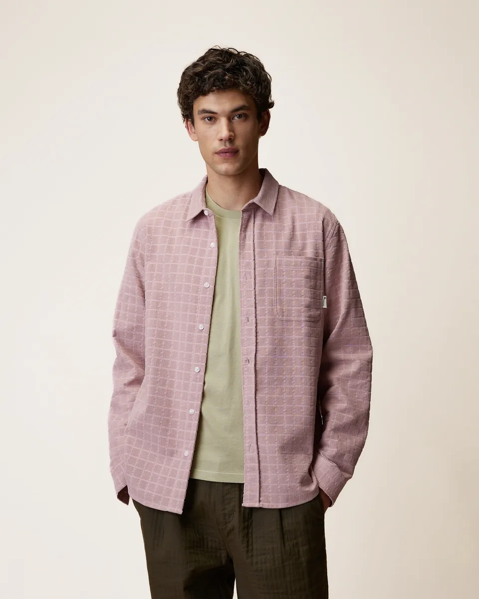 faguo-signy-surchemise-velours-mauve-100-coton image 1
