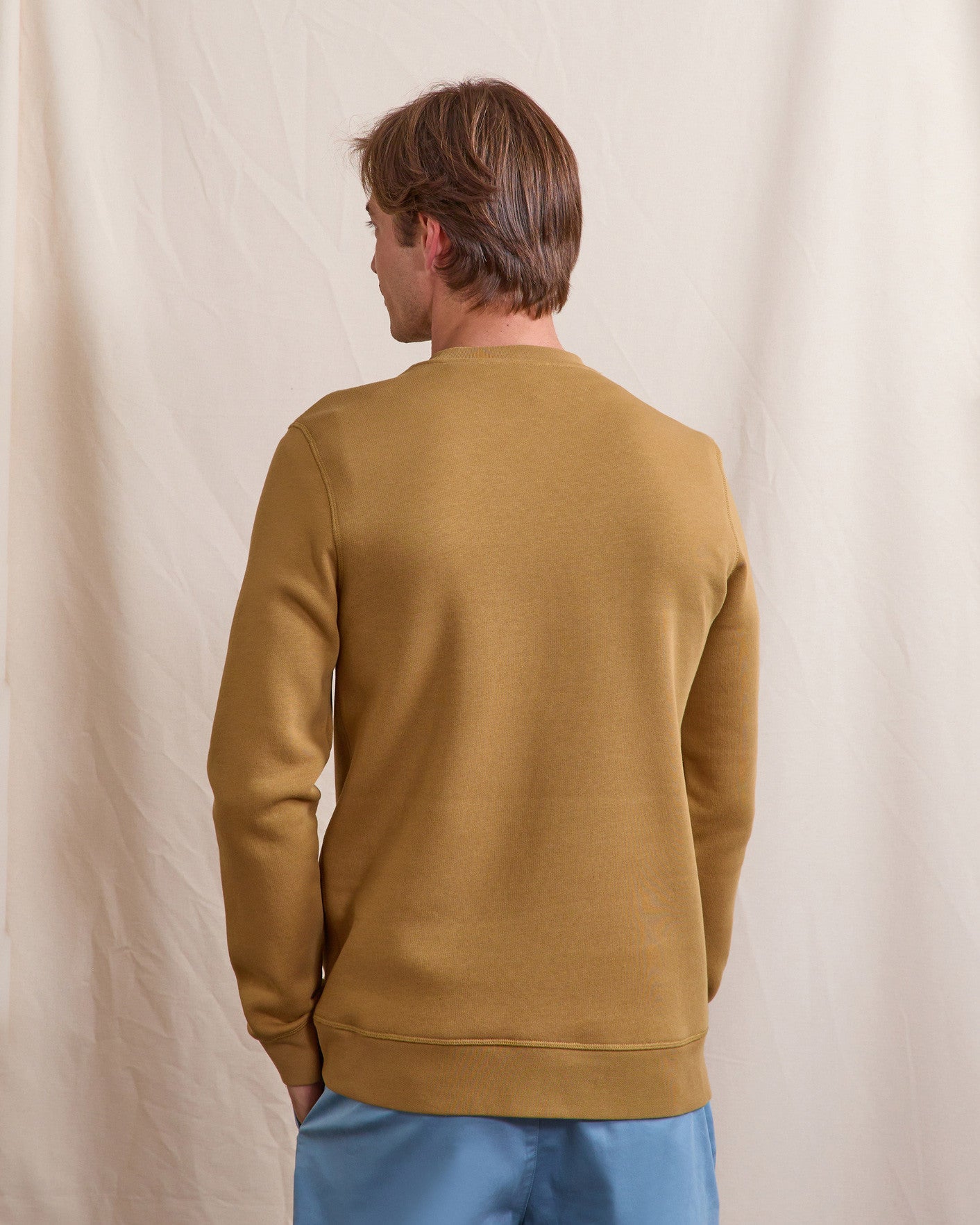 faguo-donzy-sweat-col-rond-beige-clair-molleton-gratt image 5