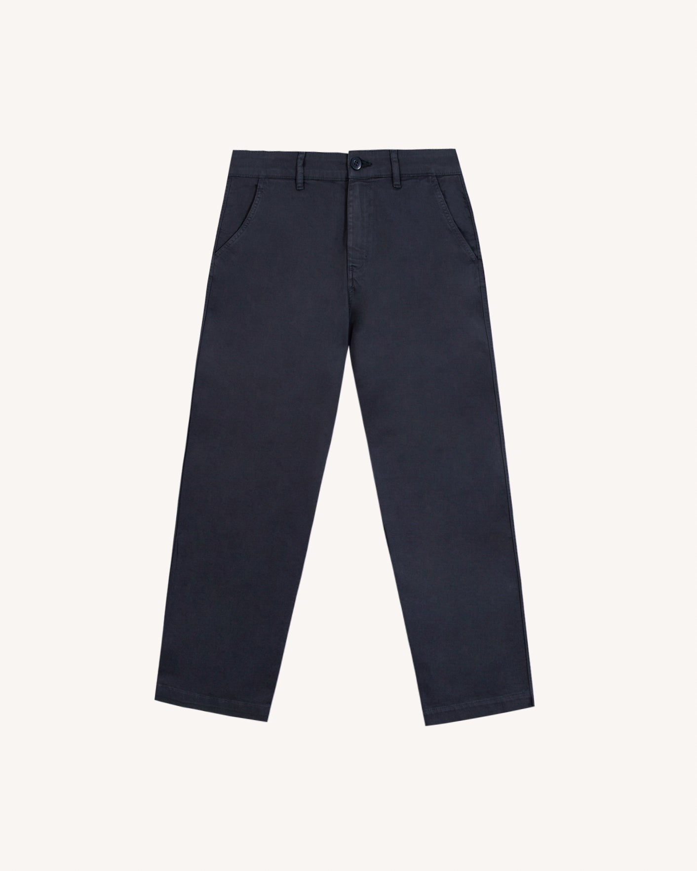 faguo-brix-regular-pantalon-droit-bleu-marine-coton-bio-homme image 2