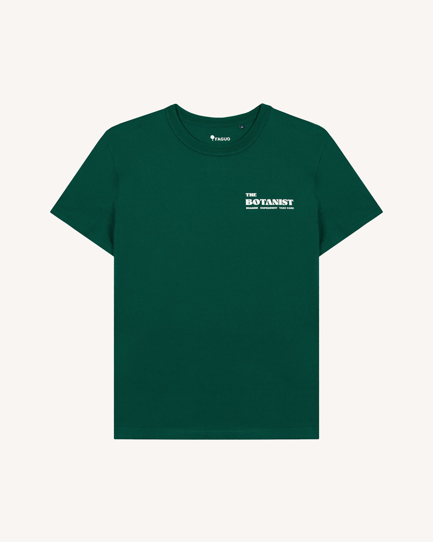 faguo-lugny-t-shirt-vert-sapin-caf-recycl-coupe-loose image 2