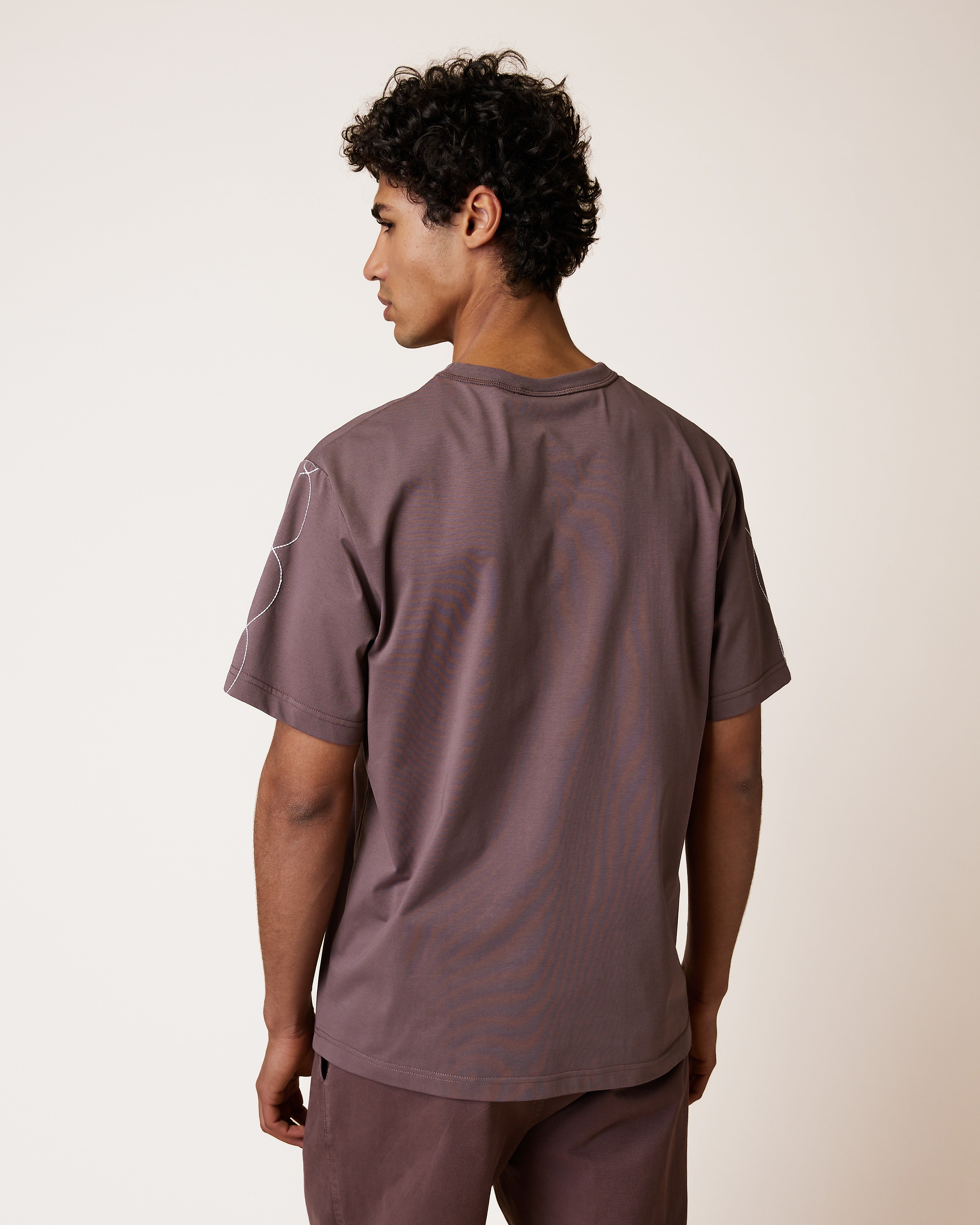 faguo-lugny-t-shirt-large-violet-gris-coton-recycl image 8