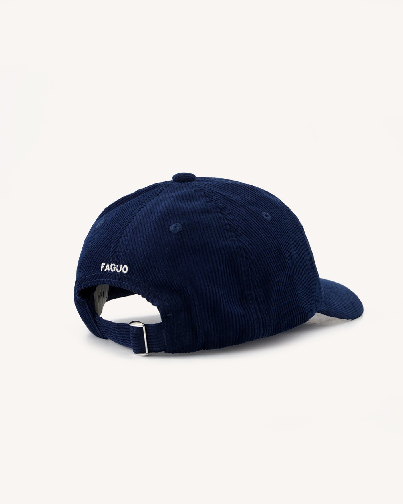 faguo-cap-casquette-velours-bleu-fonc-coton-recycl image 3