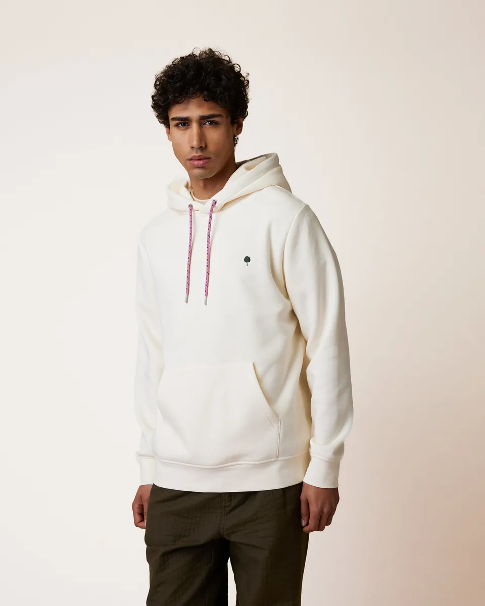 faguo-sweat-capuche-dirac-cru-imprim-logo-arbre image 1
