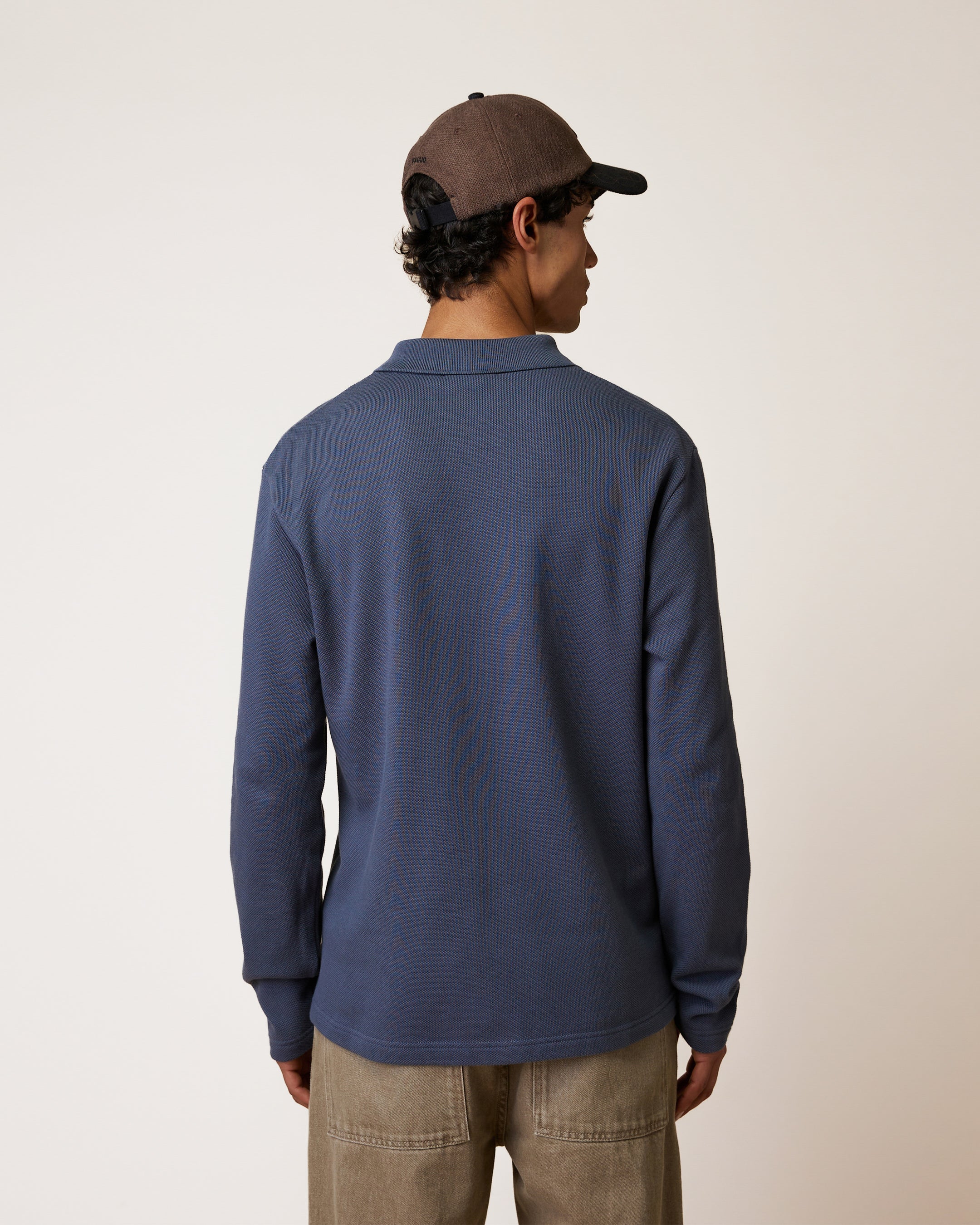 faguo-mercoire-polo-manches-longues-bleu-marine-coton-bio image 6