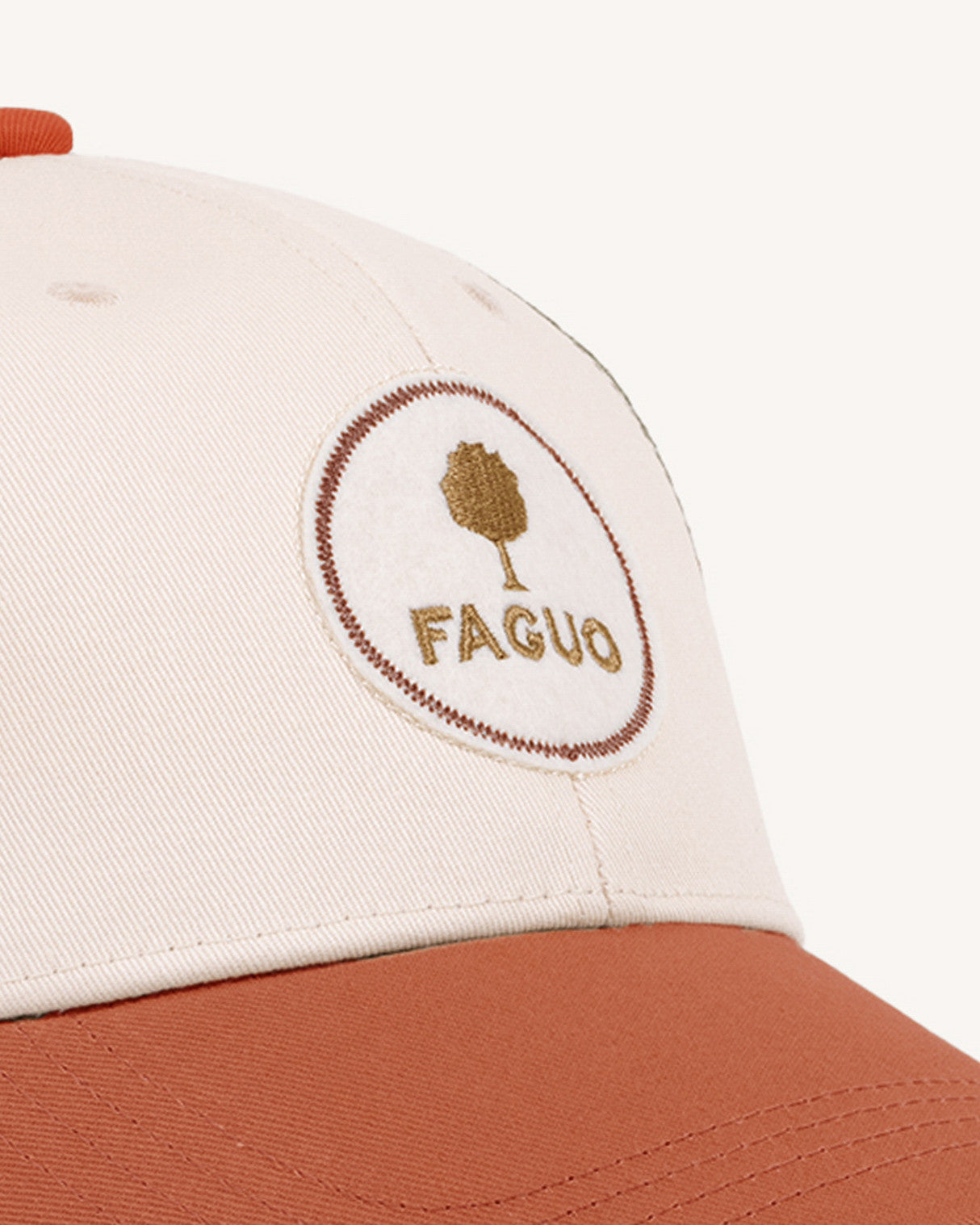 faguo-trucker-casquette-terracotta-camel image 4