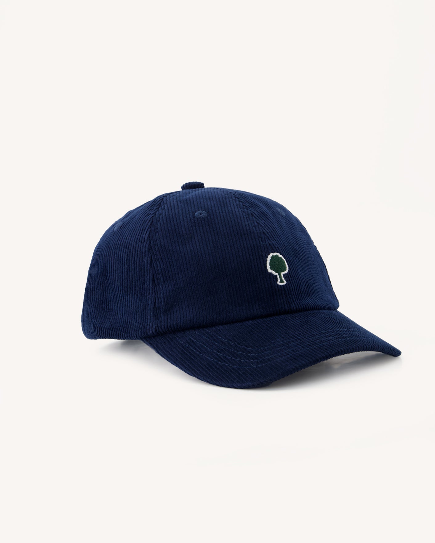 faguo-cap-casquette-velours-bleu-fonc-coton-recycl image 1