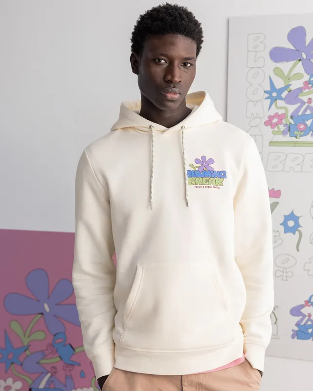 faguo-dirac-sweat-capuche-imprim-cru-molleton image 1