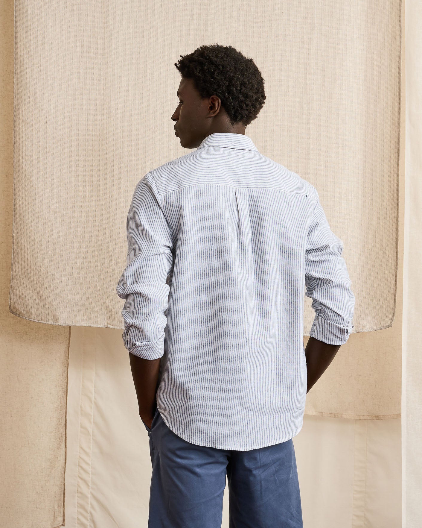 faguo-ivoy-chemise-en-lin-ray-e-cru-et-bleu-col-boutonn image 6