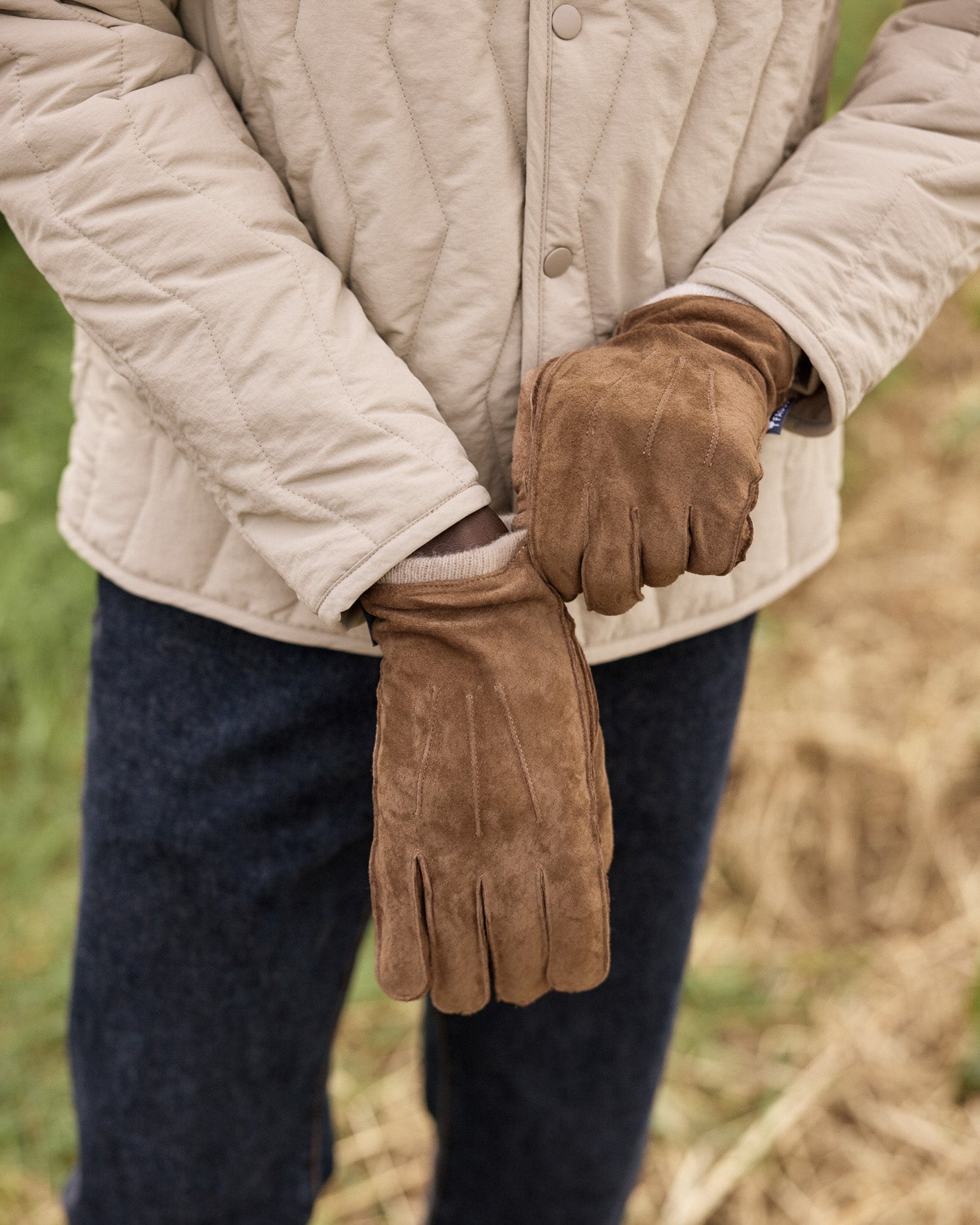 faguo-gloves-gants-cuir-porc-et-laine-camel image 3