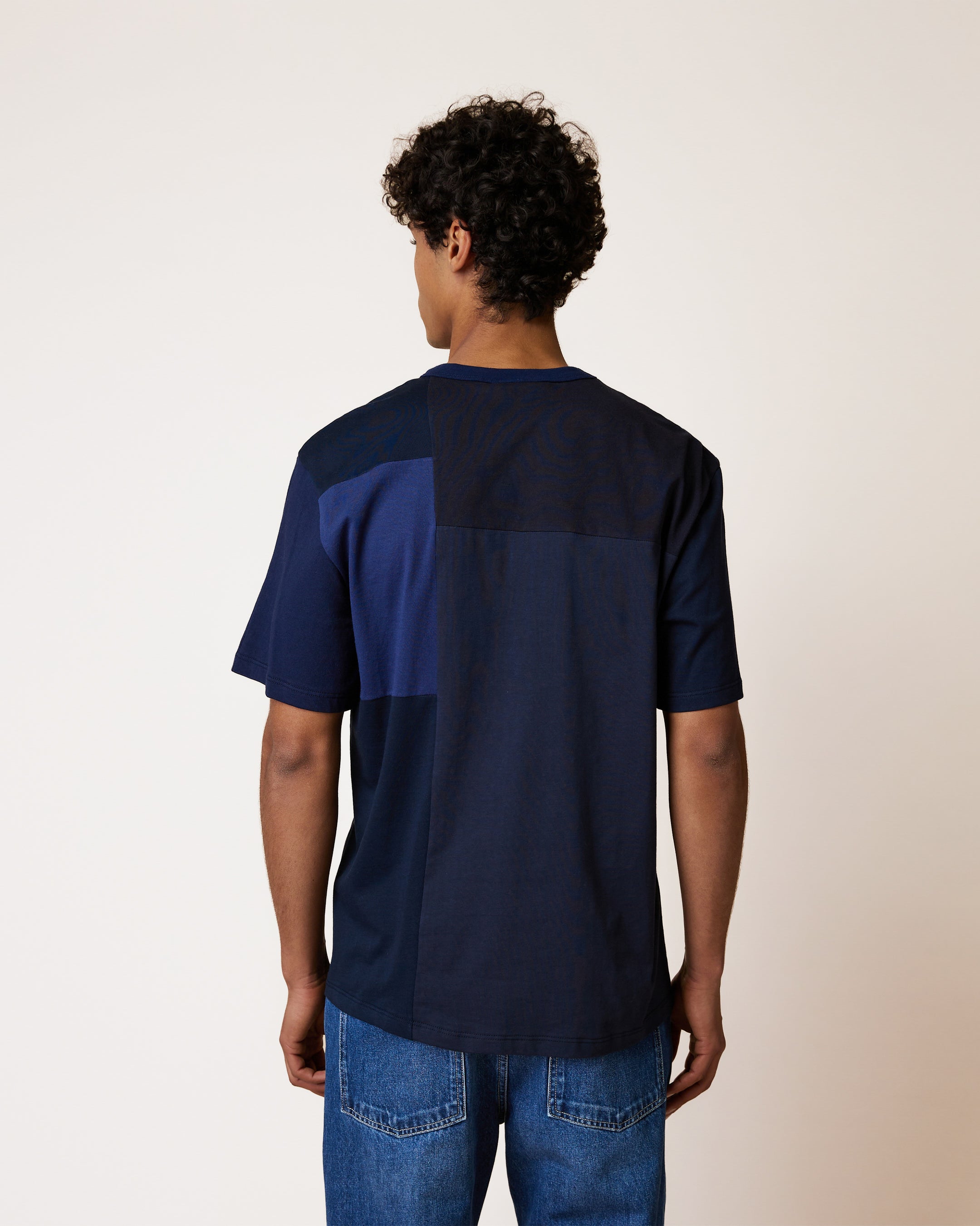 faguo-lugny-up-t-shirt-large-bleu-coton-upcycl image 3
