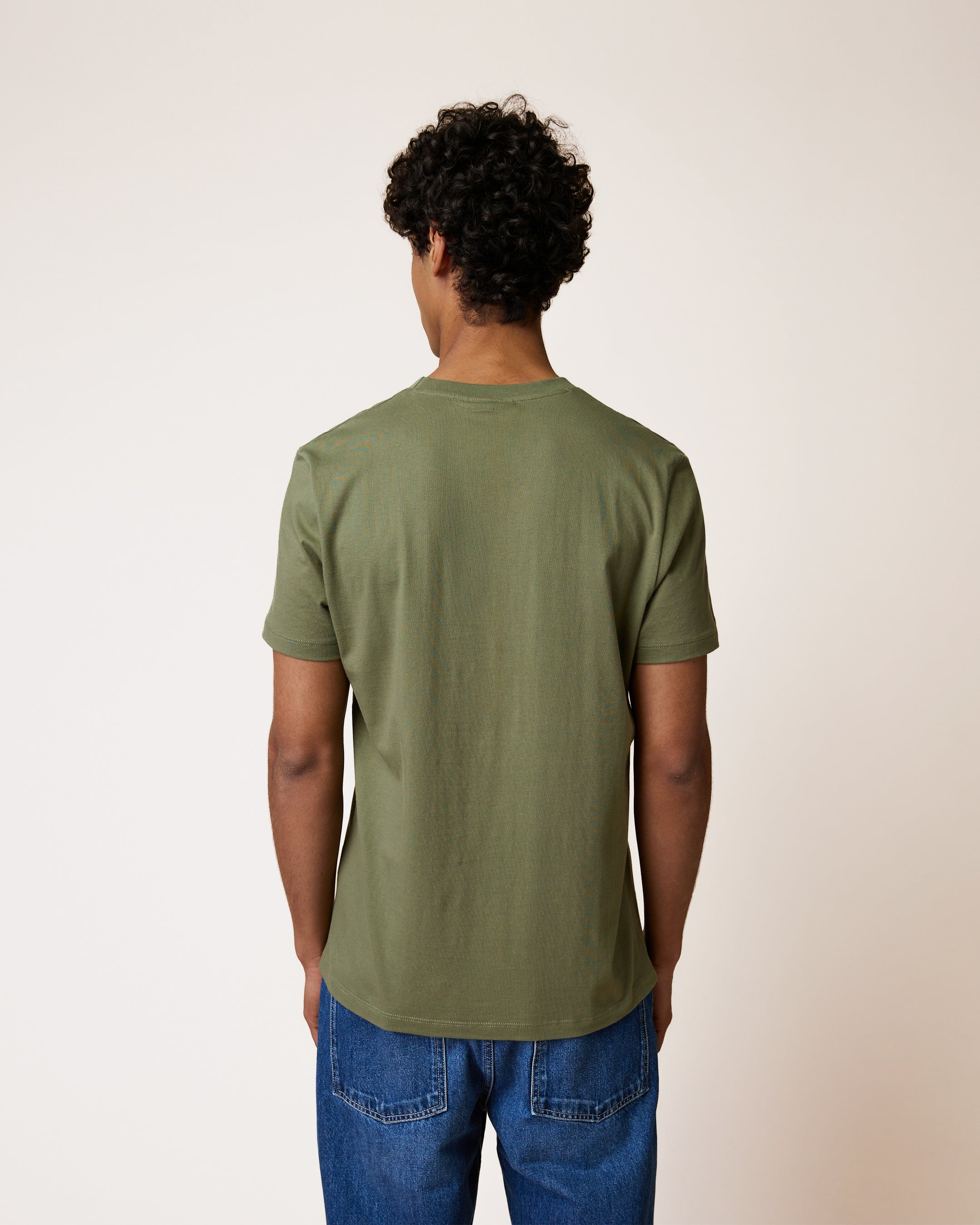faguo-arcy-t-shirt-kaki-coton image 5