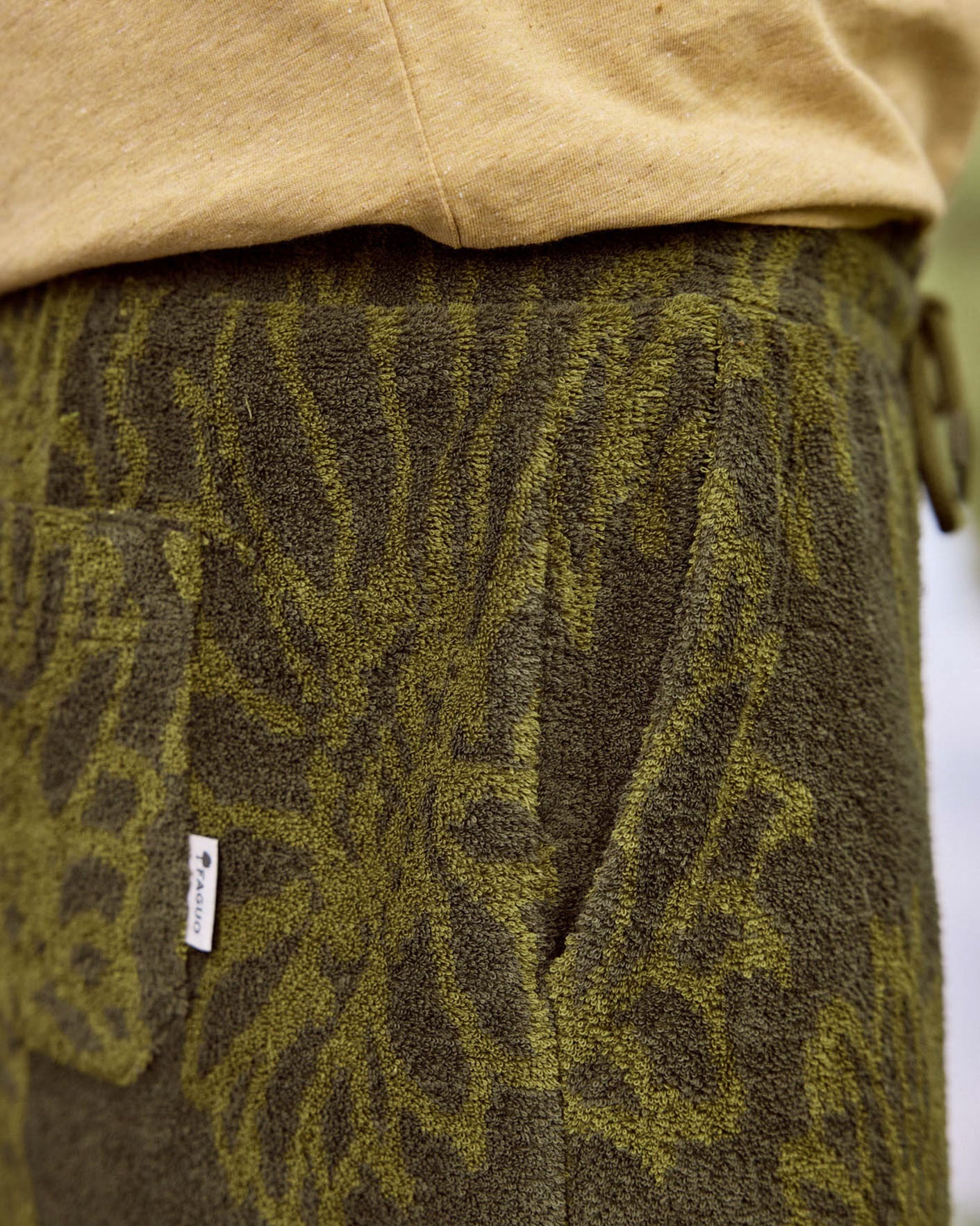 faguo-choussy-short-kaki-fonc-ponge image 6