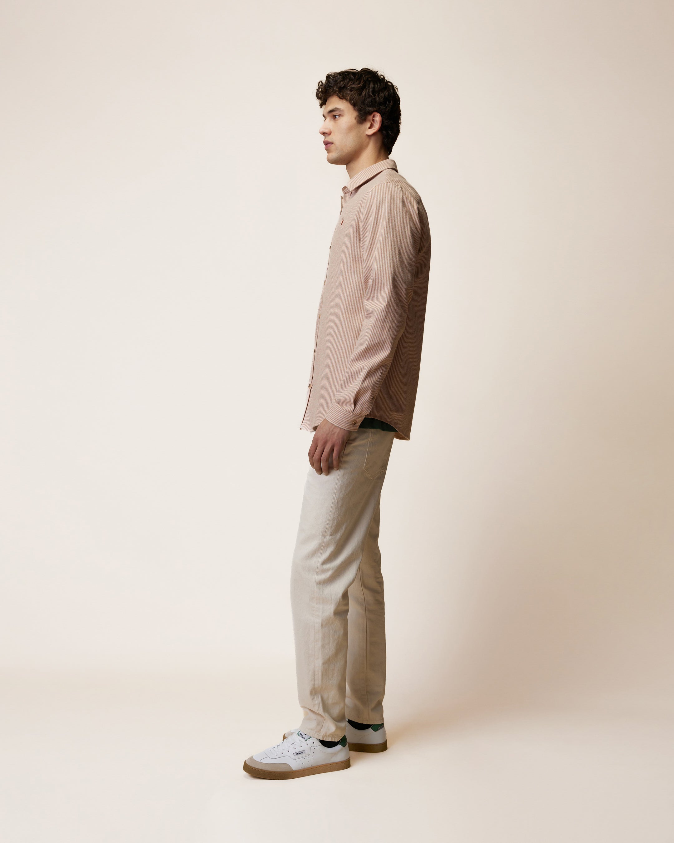 faguo-iraty-chemise-ray-e-cr-me-homme-flanelle-100-coton image 4