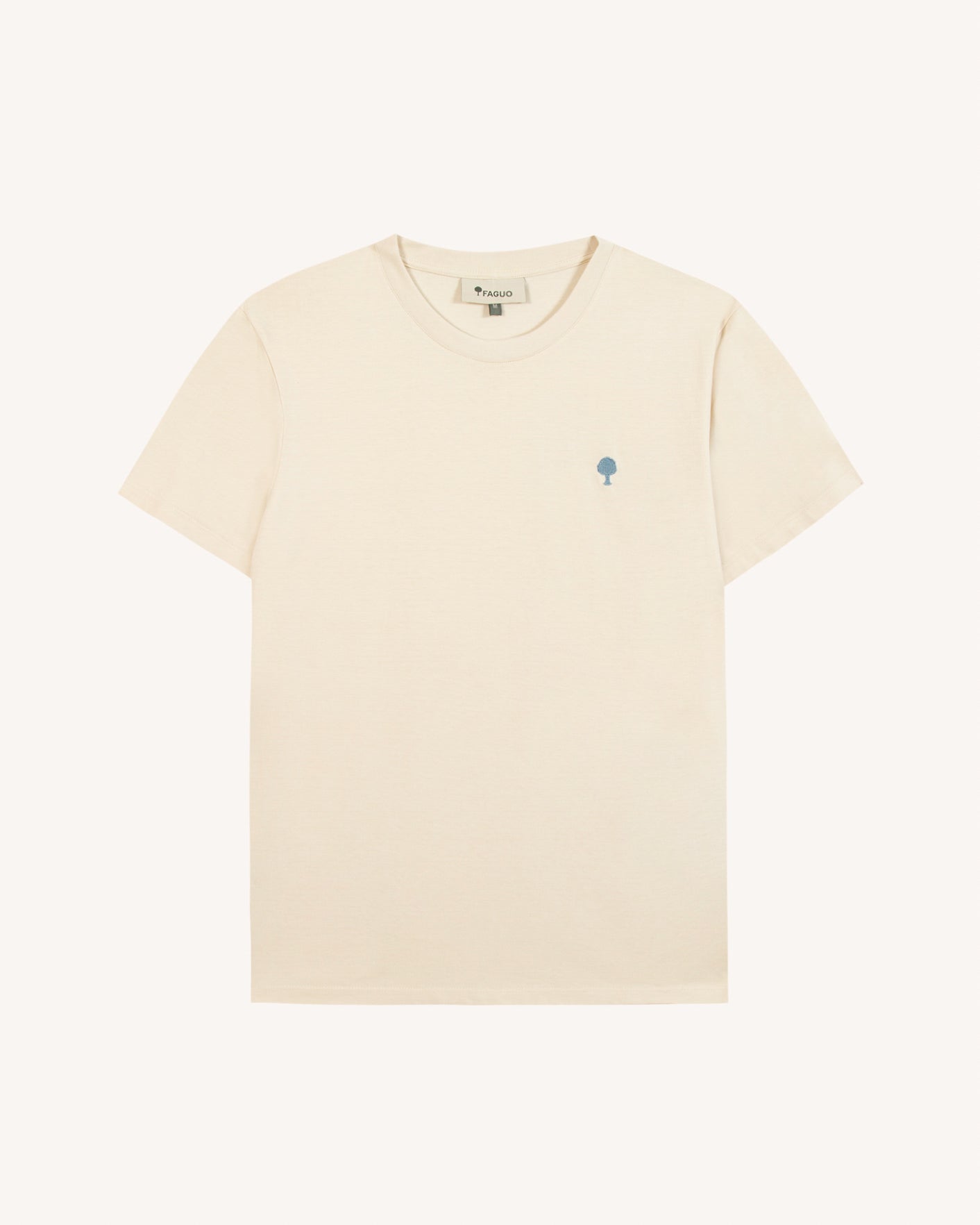 faguo-arcy-t-shirt-cru-homme-coton-recycl-arbre image 2