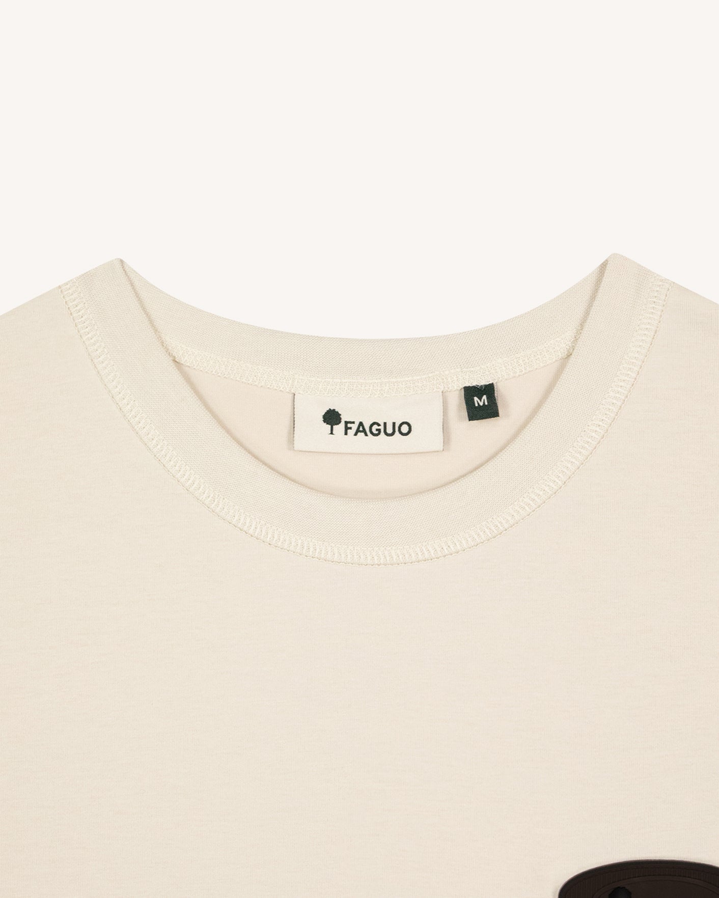 faguo-lugny-t-shirt-large-beige-en-coton-sorona image 7