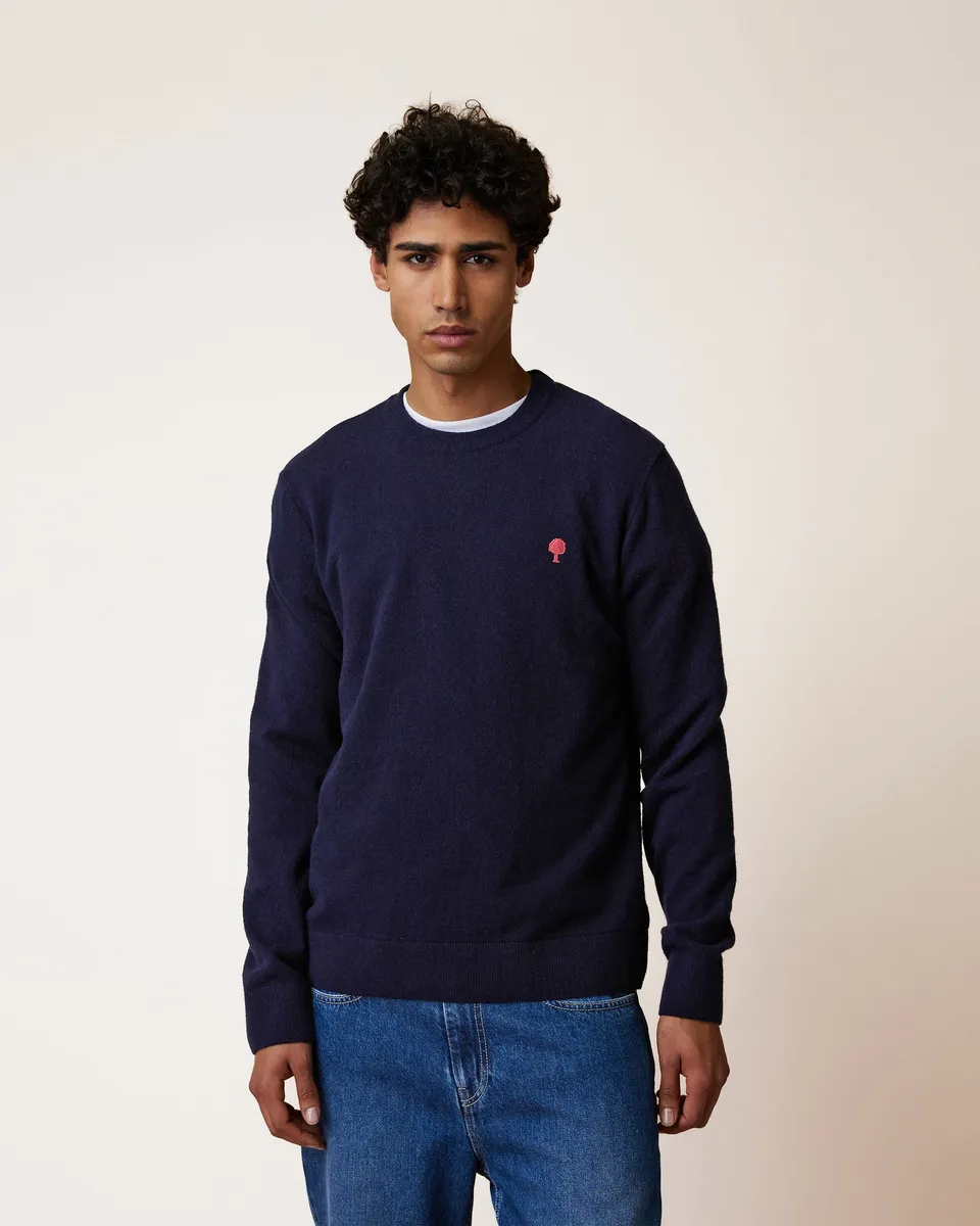 faguo-pull-marly-bleu-marine-laine image 1