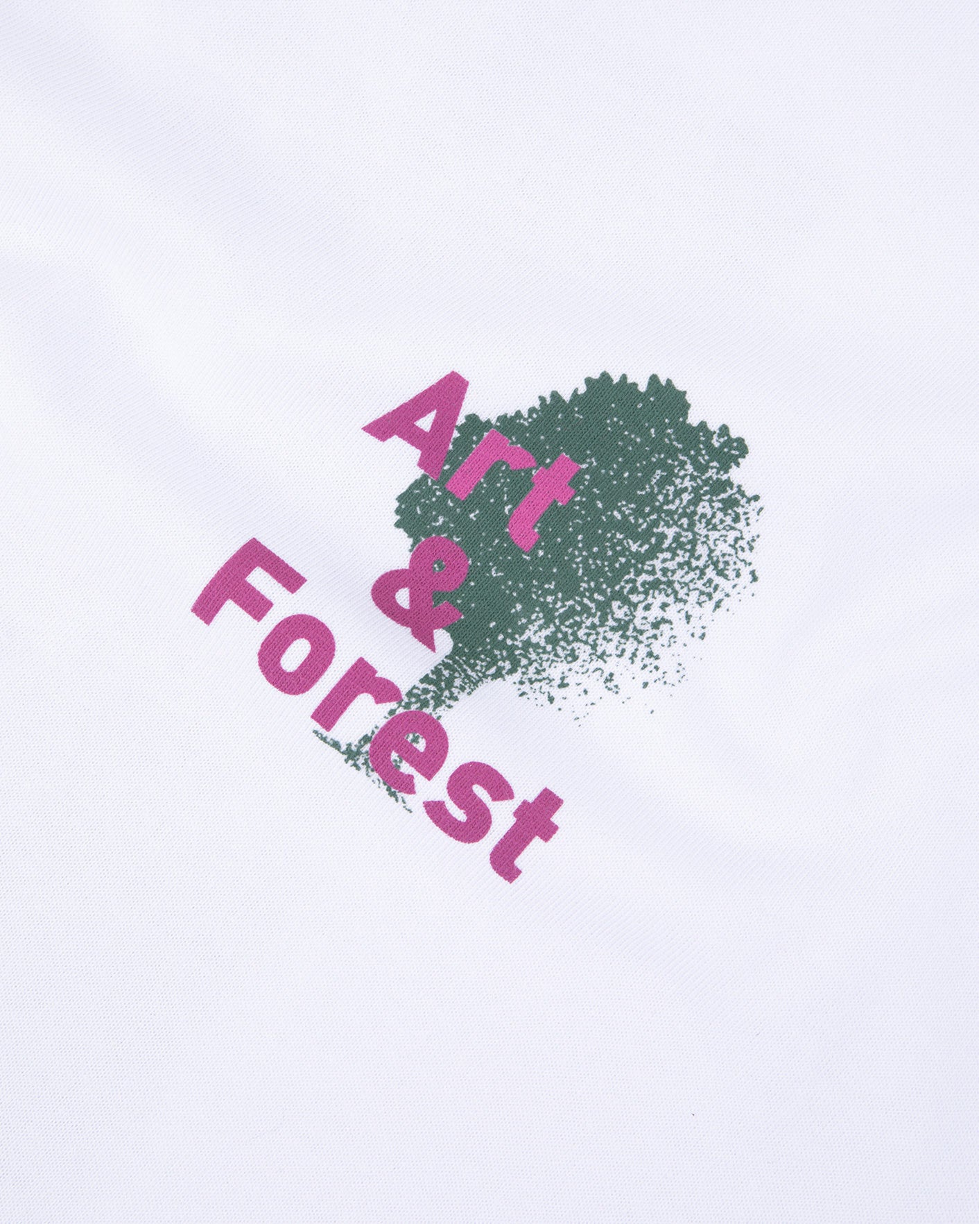 faguo-yellowstone-t-shirt-blanc-homme-oversize-imprim-forest image 6